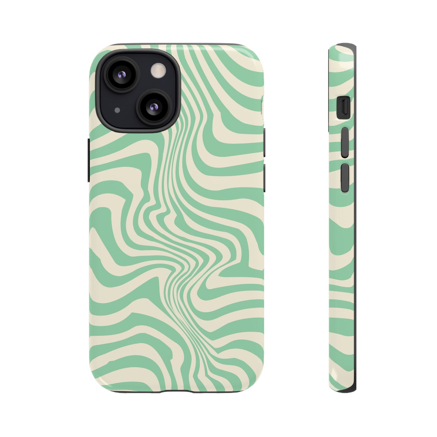 Pistachio Swirls - iPhone Tough Case