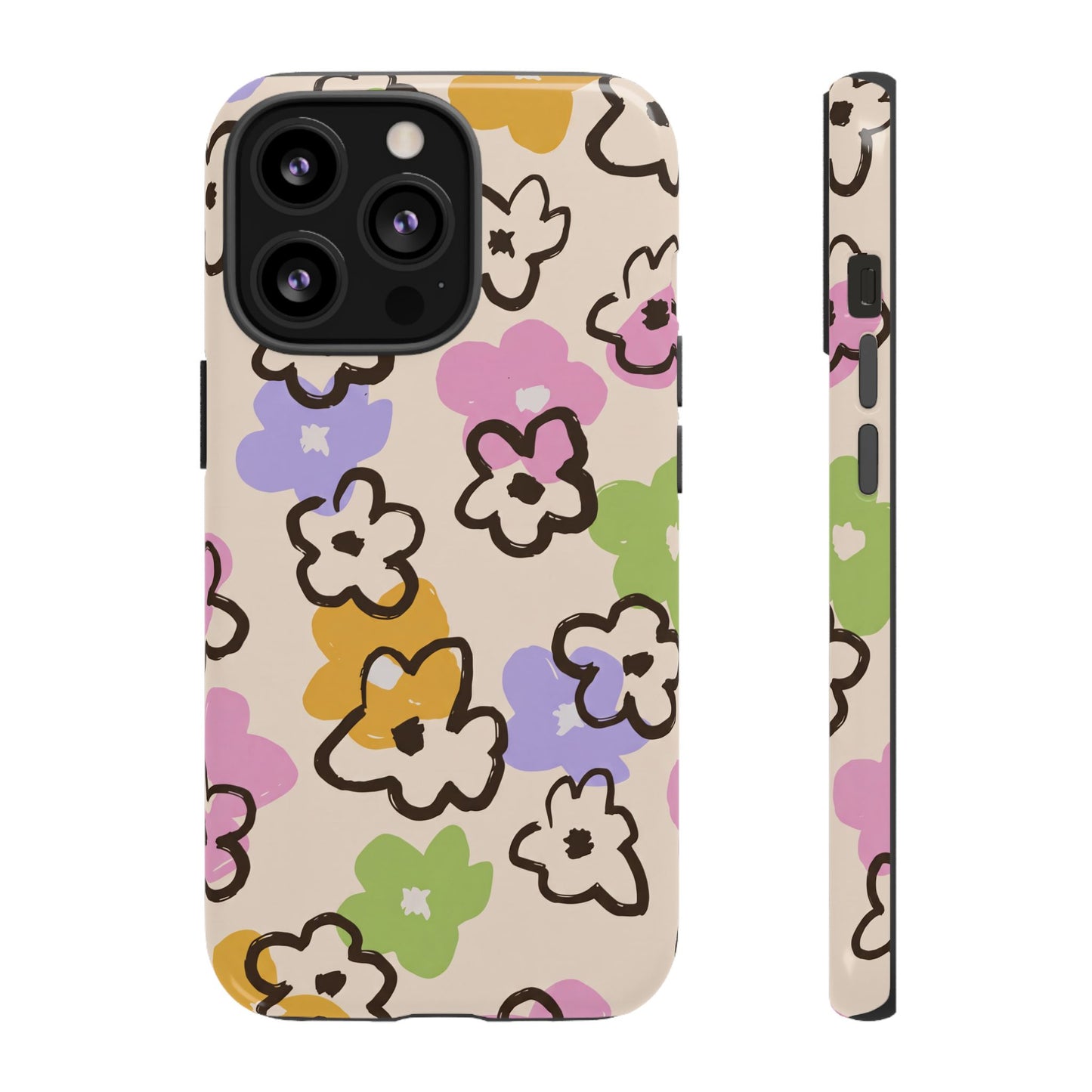 Happy Blooms - iPhone Tough Case