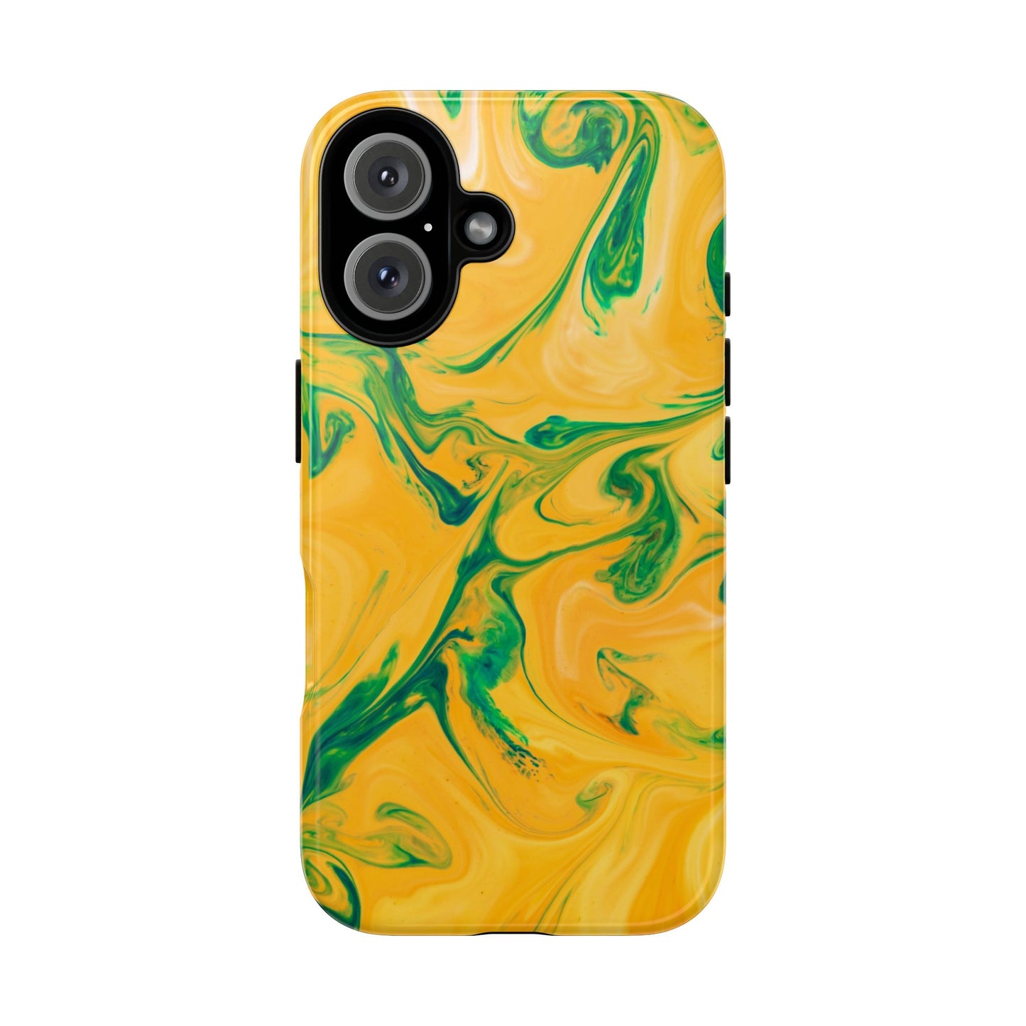 Lime Marble - iPhone Tough Case