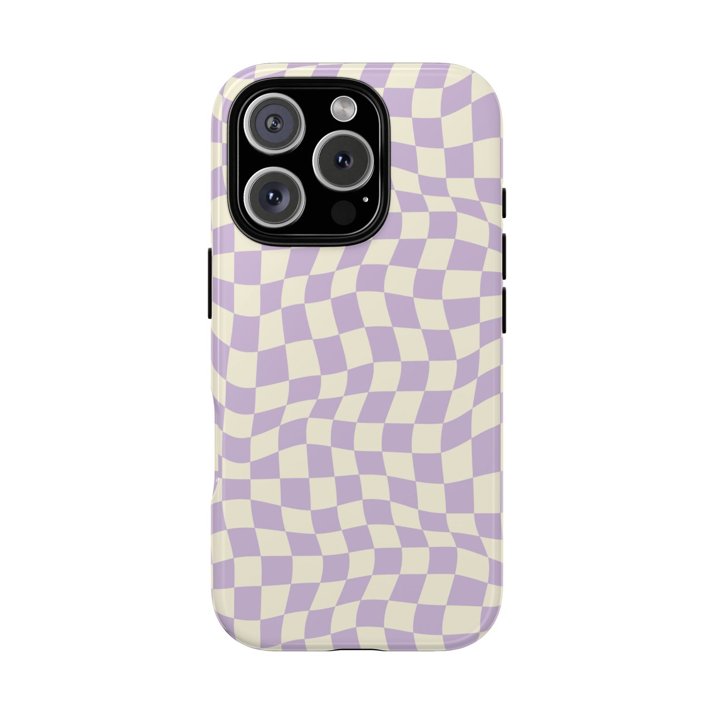 Lavender Checkers - iPhone Tough Case