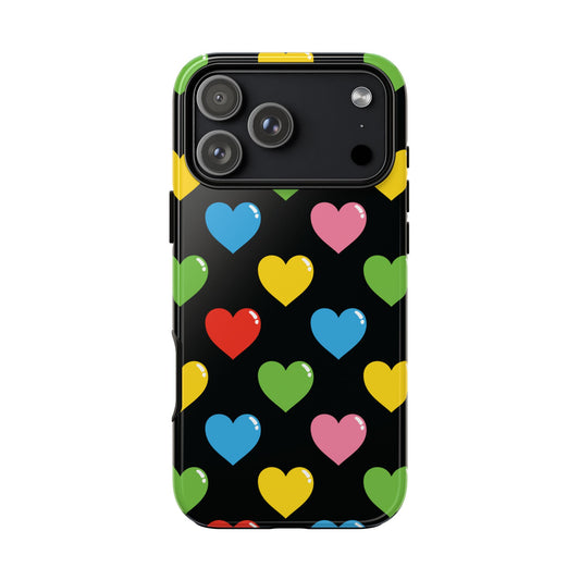 Retro Heart - iPhone Tough Case