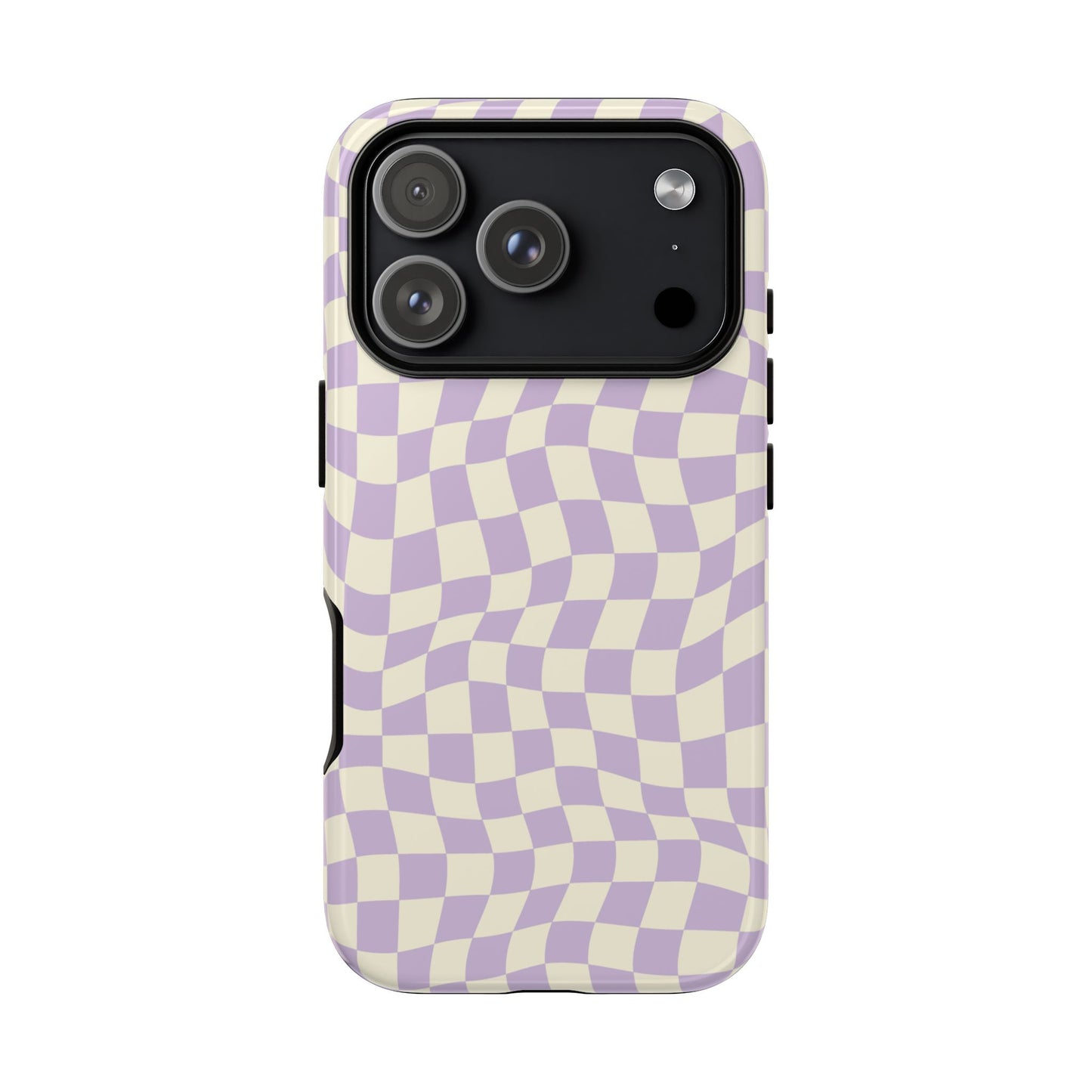 Lavender Checkers - iPhone Tough Case