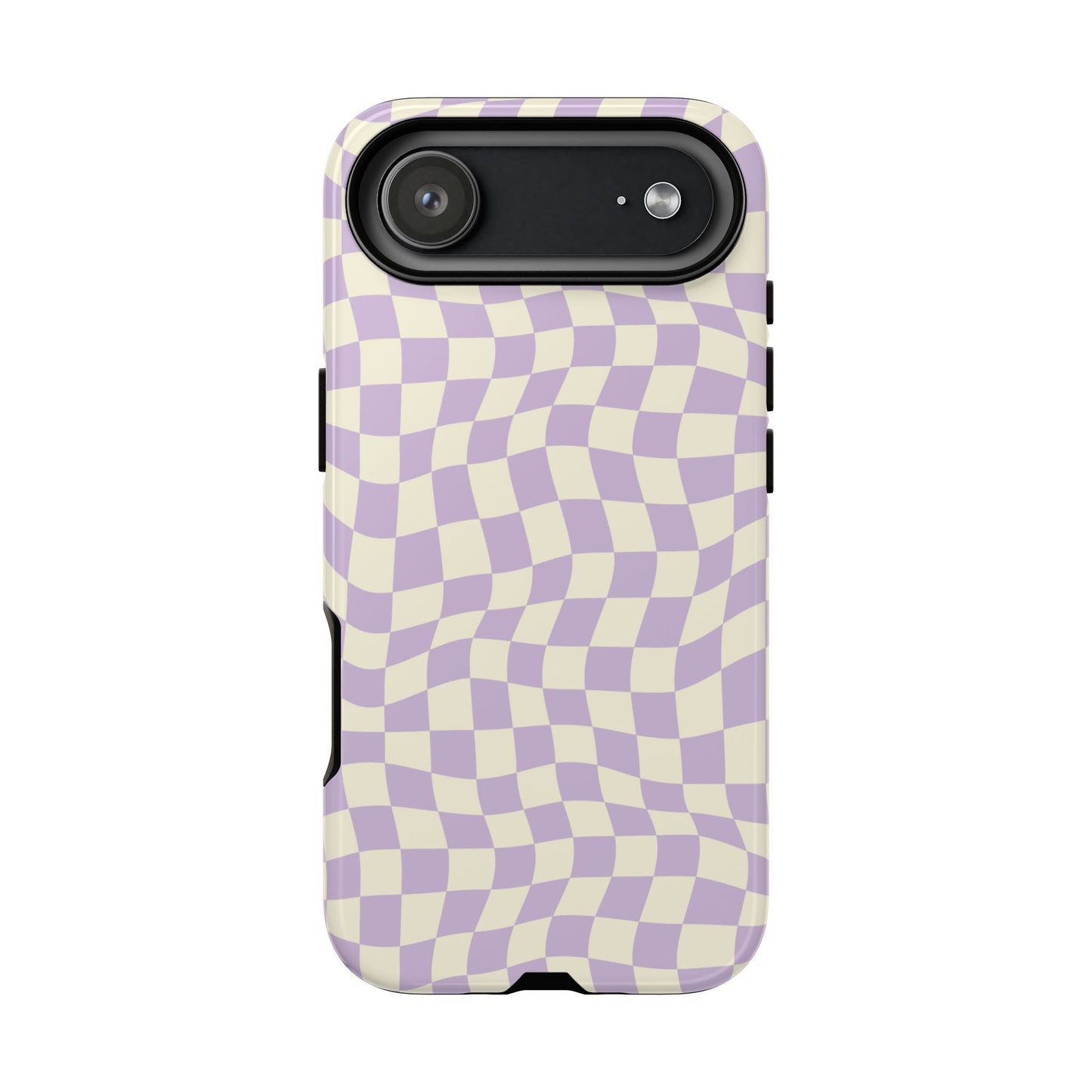 Lavender Checkers - iPhone Tough Case