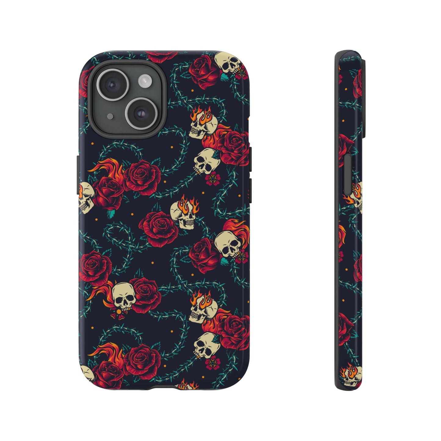 Skulls & Roses - iPhone Tough Case