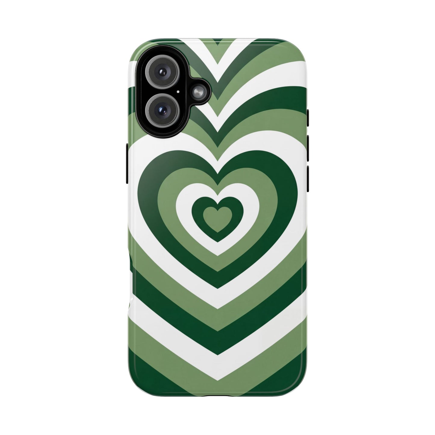 Green Heartwave - iPhone Tough Case