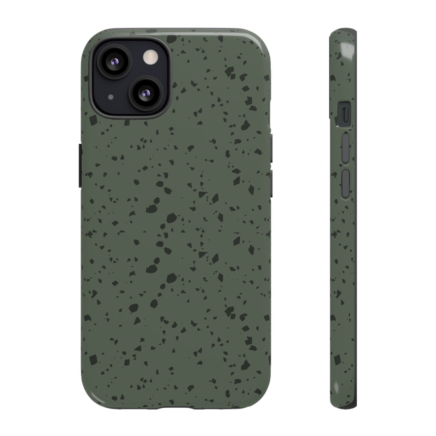 Olive Terrazzo - iPhone Tough Case