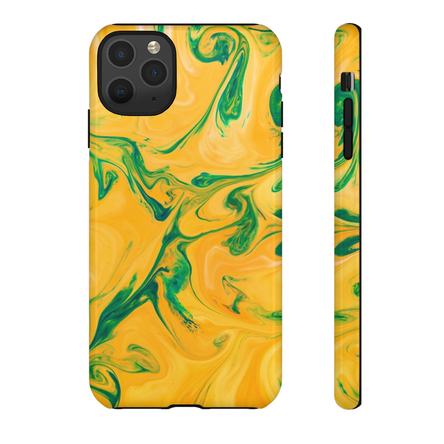 Lime Marble - iPhone Tough Case
