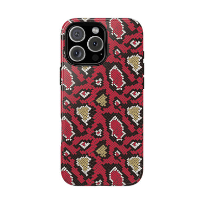 Crimson Python - iPhone Tough Case