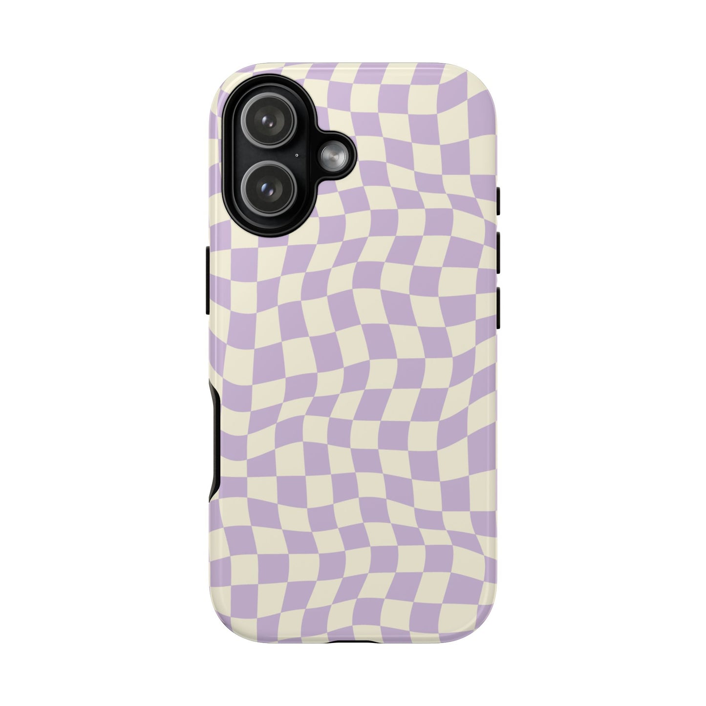 Lavender Checkers - iPhone Tough Case