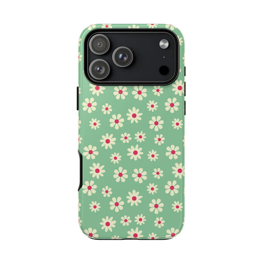 Retro Floral - iPhone Tough Case