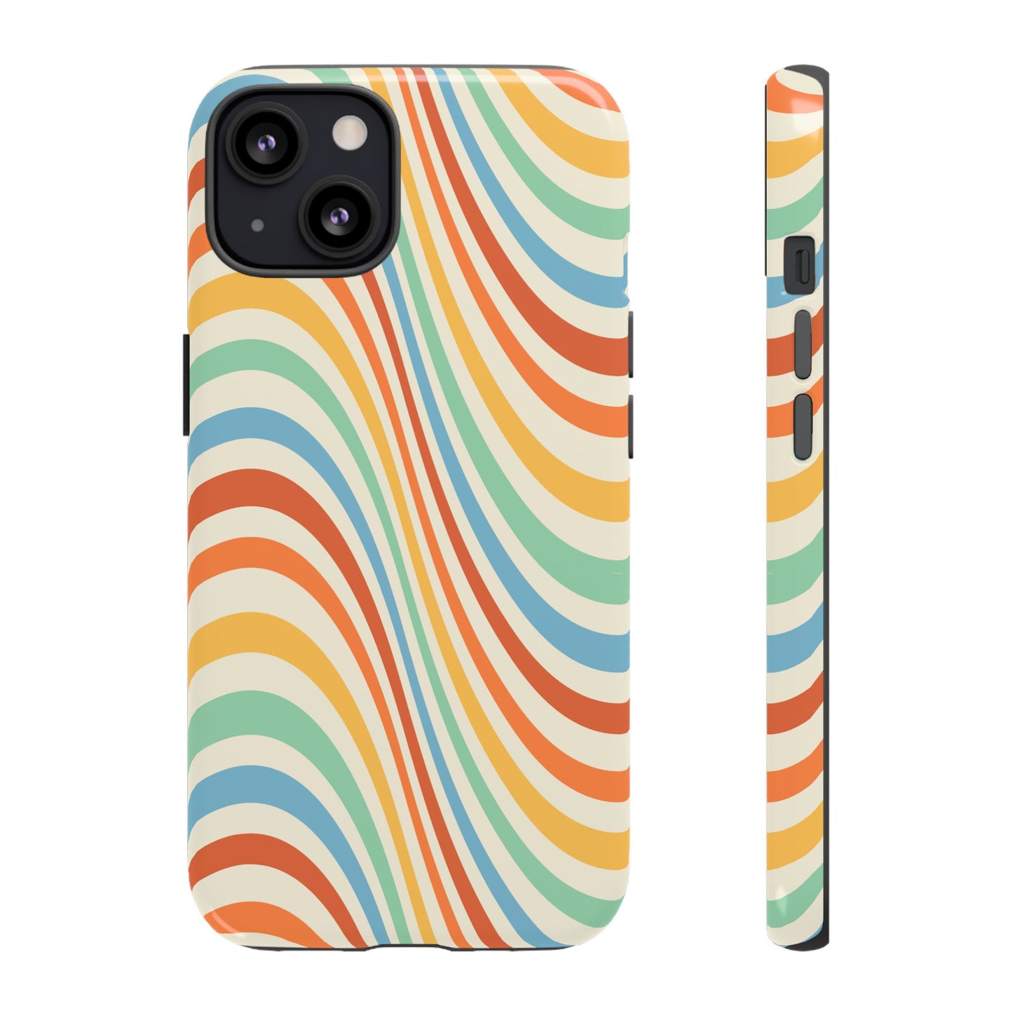 Retro Swirl - iPhone Tough Case