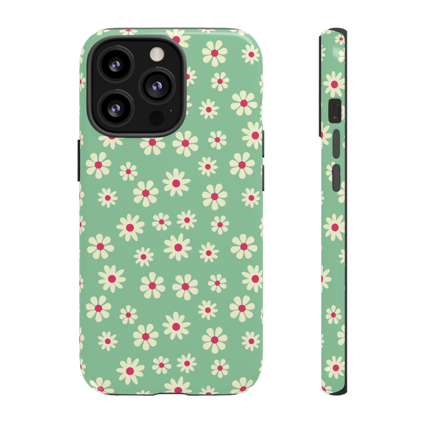 Retro Floral - iPhone Tough Case