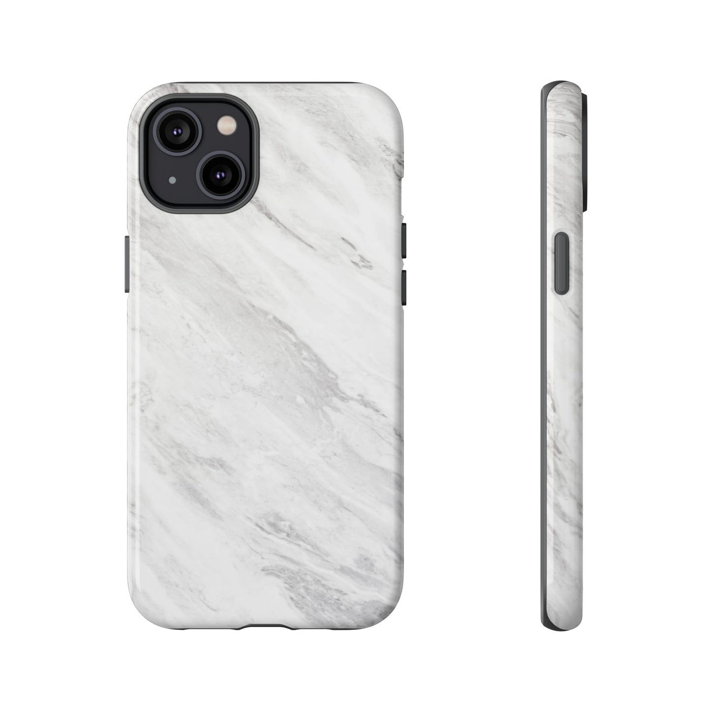 White Marble - iPhone Tough Case