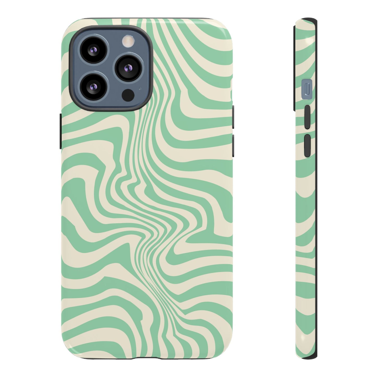 Pistachio Swirls - iPhone Tough Case