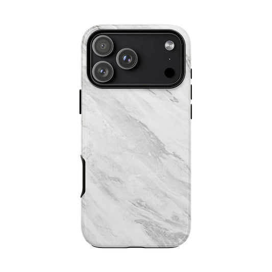 White Marble - iPhone Tough Case