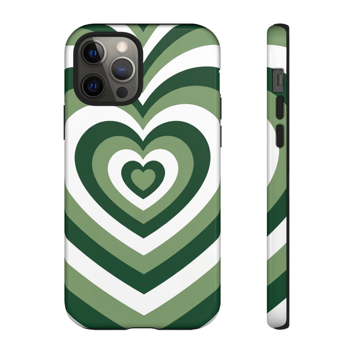 Green Heartwave - iPhone Tough Case
