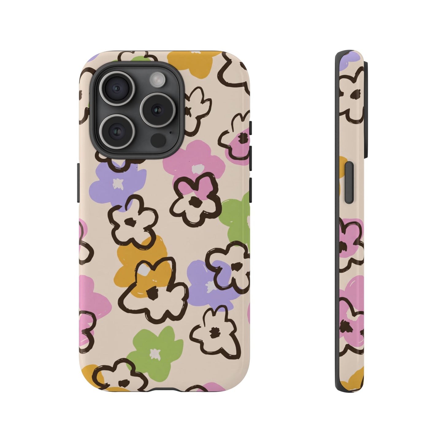 Happy Blooms - iPhone Tough Case