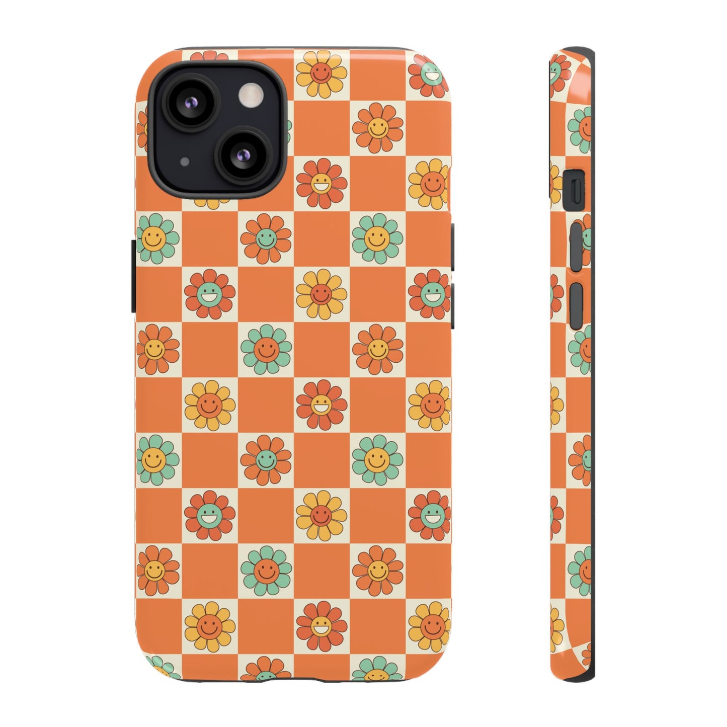 Retro Daisies - iPhone Tough Case