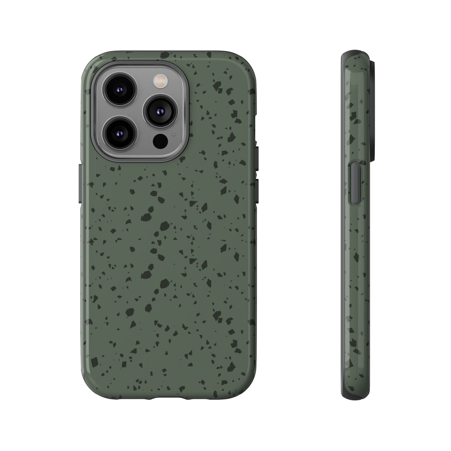 Olive Terrazzo - iPhone Tough Case