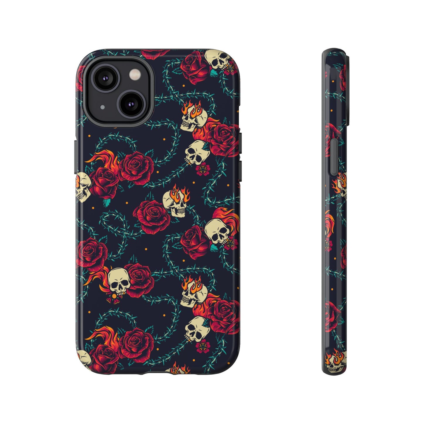 Skulls & Roses - iPhone Tough Case
