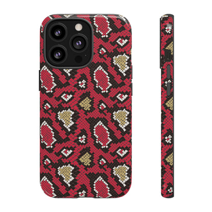 Crimson Python - iPhone Tough Case