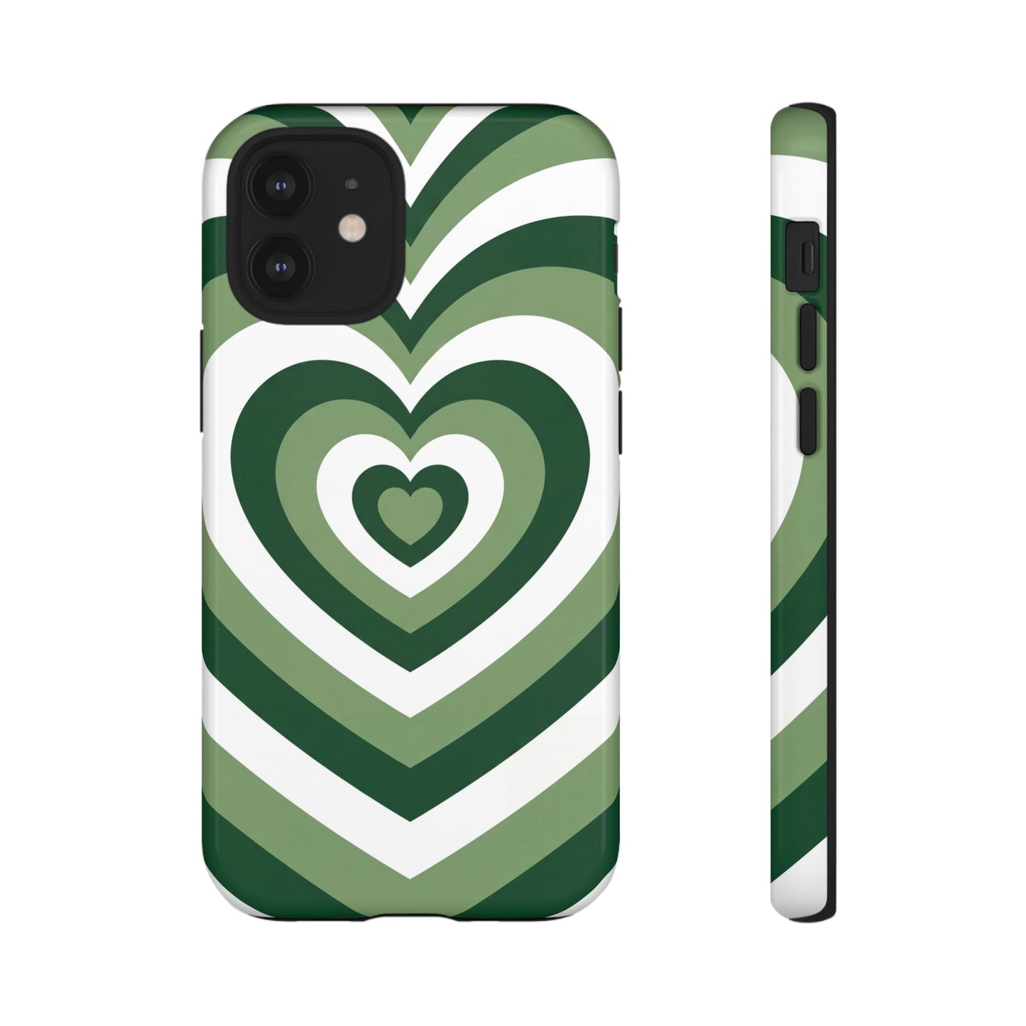 Green Heartwave - iPhone Tough Case