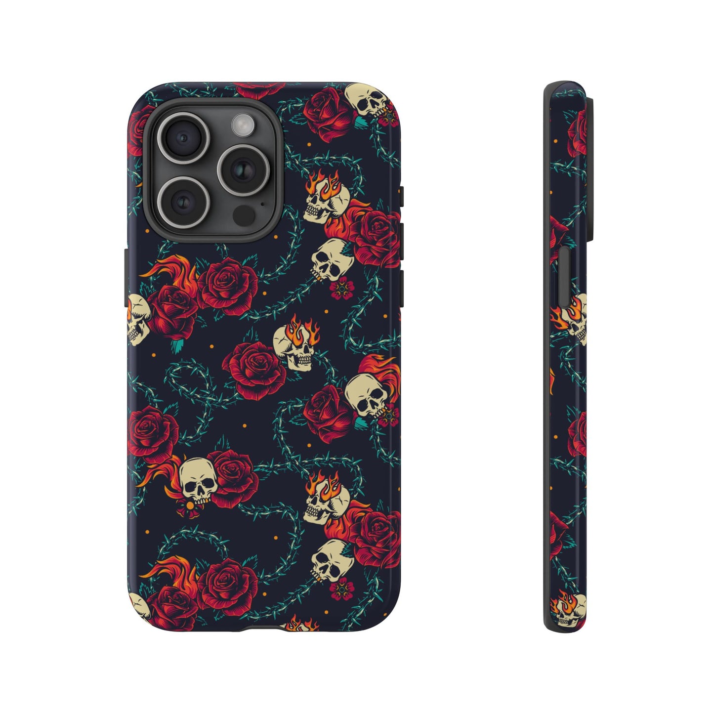 Skulls & Roses - iPhone Tough Case