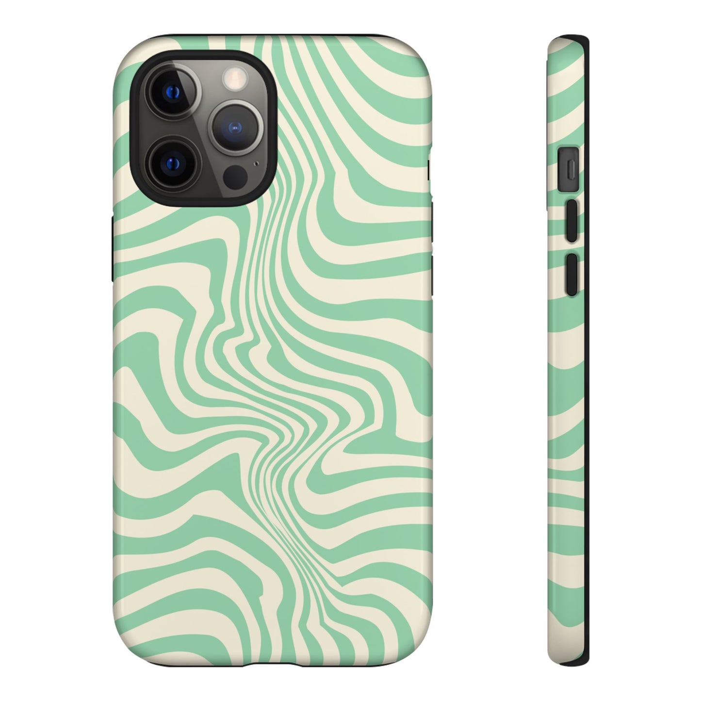 Pistachio Swirls - iPhone Tough Case