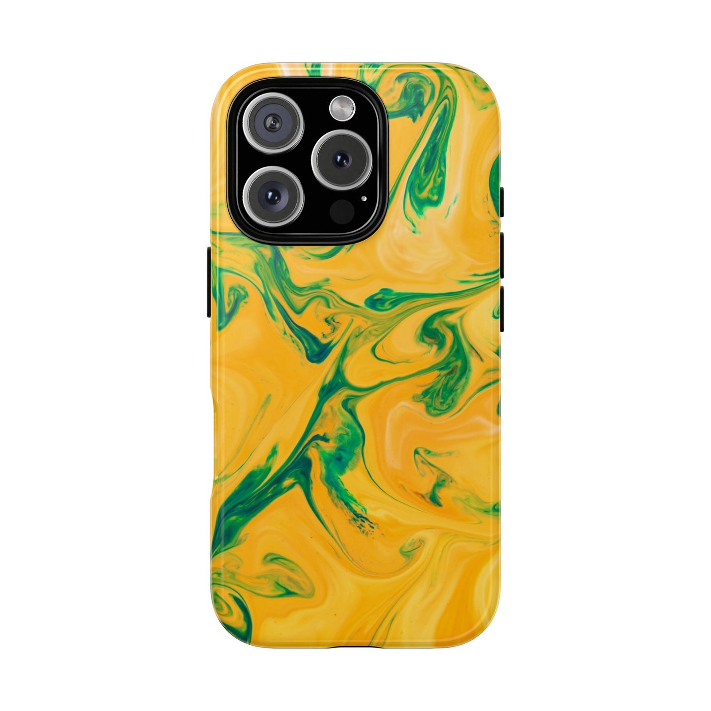 Lime Marble - iPhone Tough Case