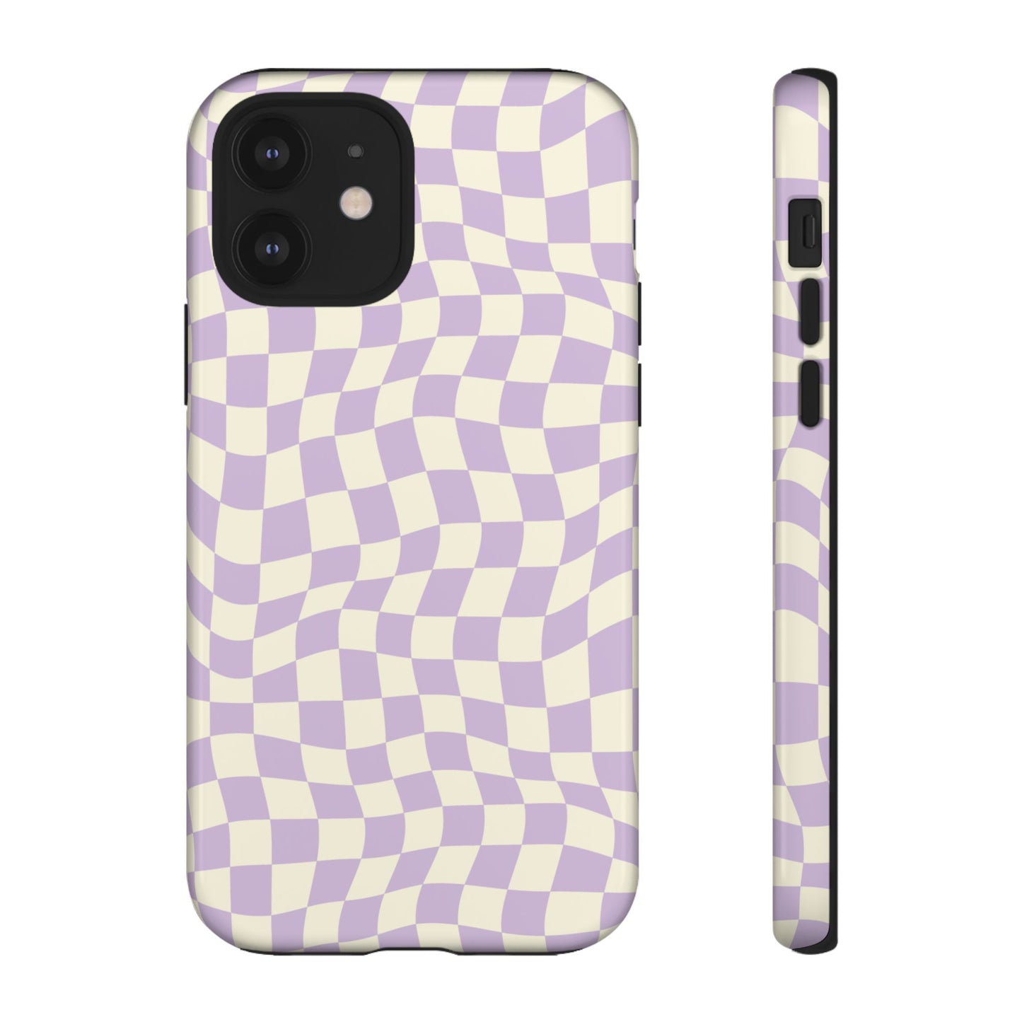 Lavender Checkers - iPhone Tough Case