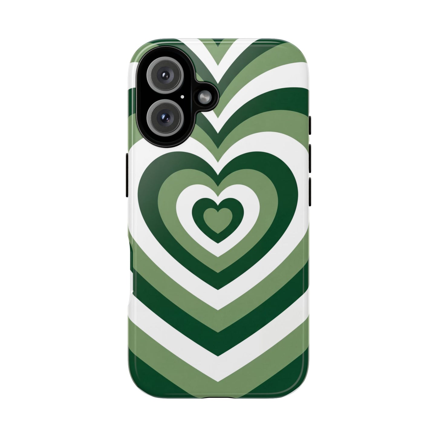 Green Heartwave - iPhone Tough Case