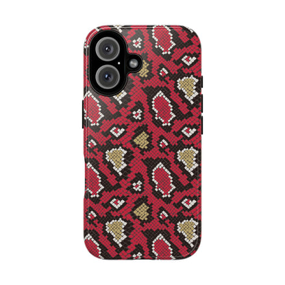 Crimson Python - iPhone Tough Case