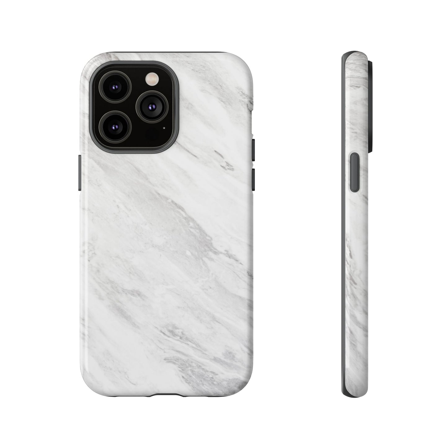 White Marble - iPhone Tough Case
