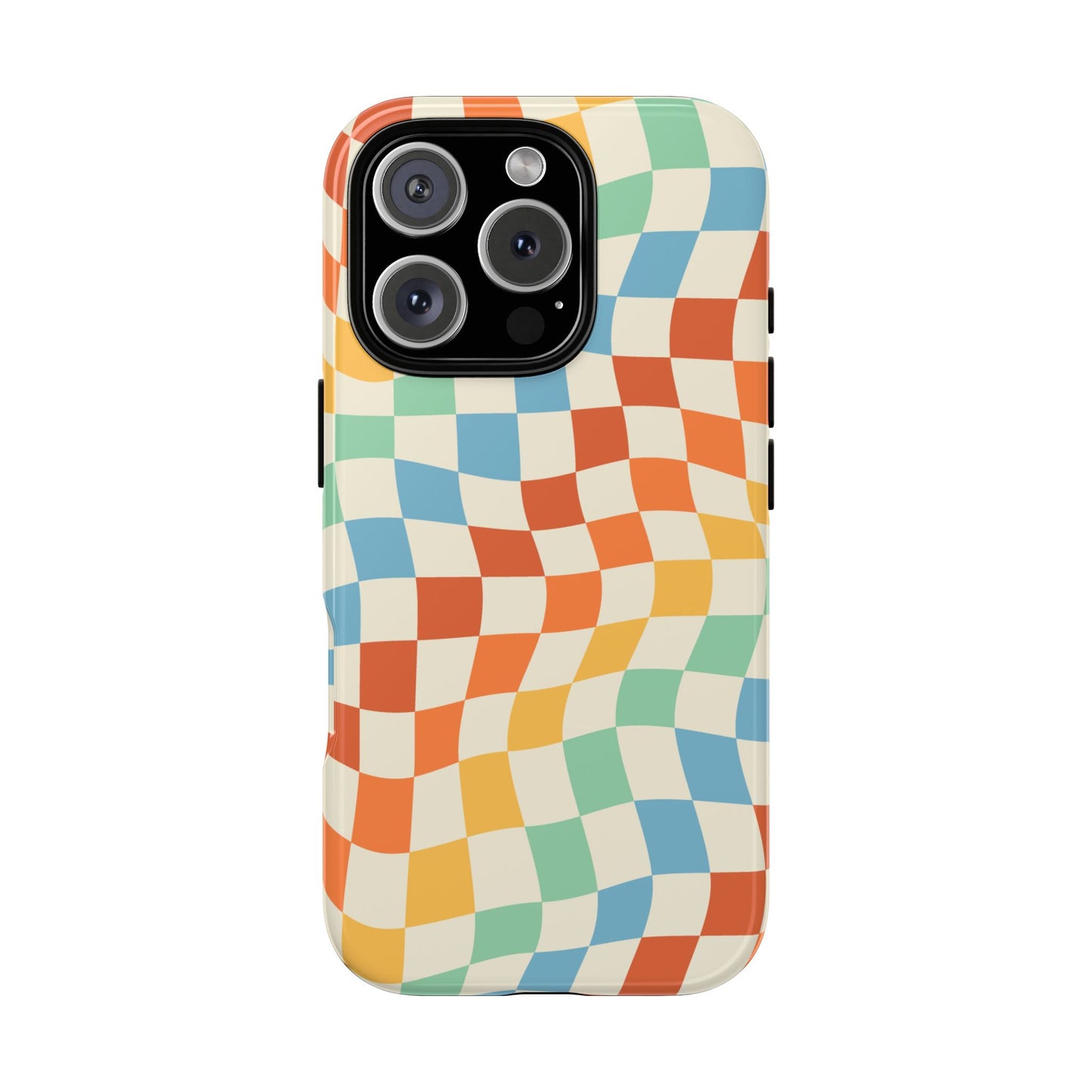 Retro Checkers - iPhone Tough Case
