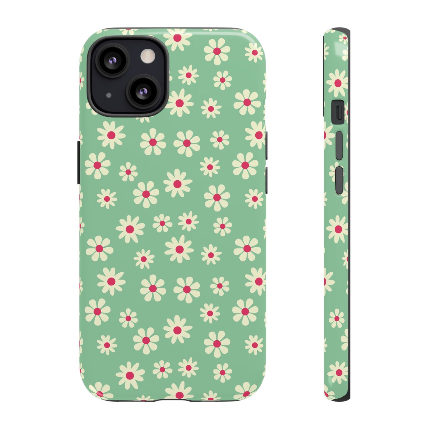 Retro Floral - iPhone Tough Case