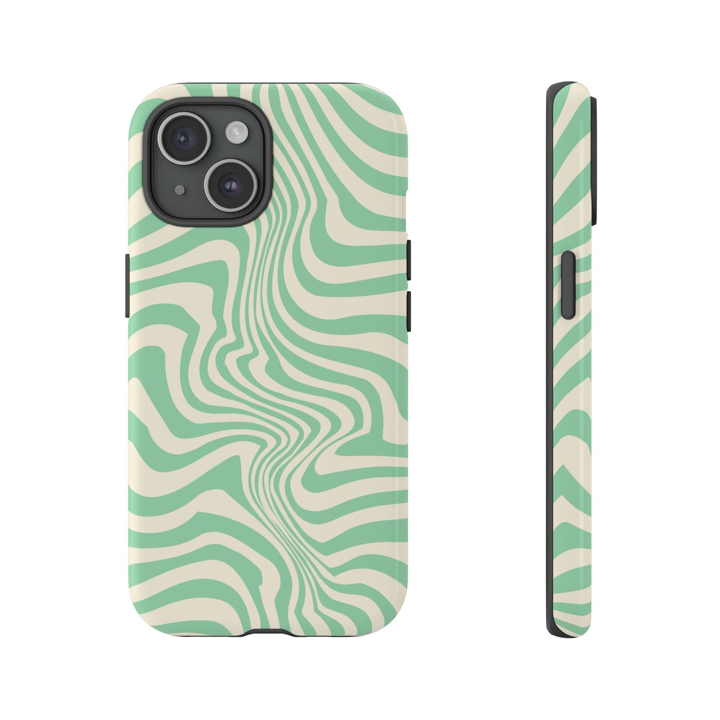 Pistachio Swirls - iPhone Tough Case