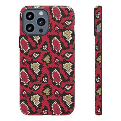 Crimson Python - iPhone Tough Case