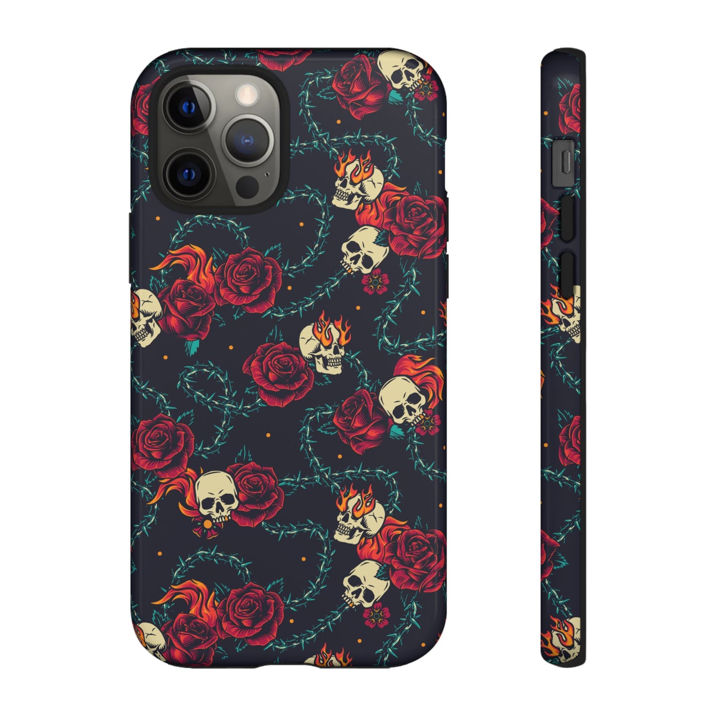 Skulls & Roses - iPhone Tough Case