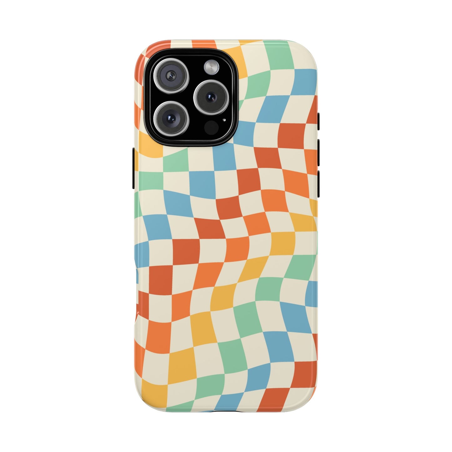 Retro Checkers - iPhone Tough Case