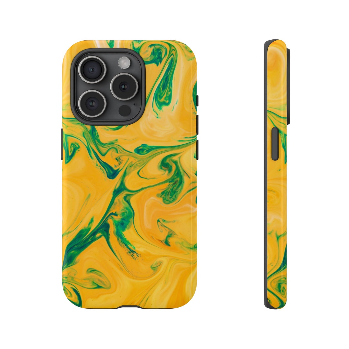 Lime Marble - iPhone Tough Case