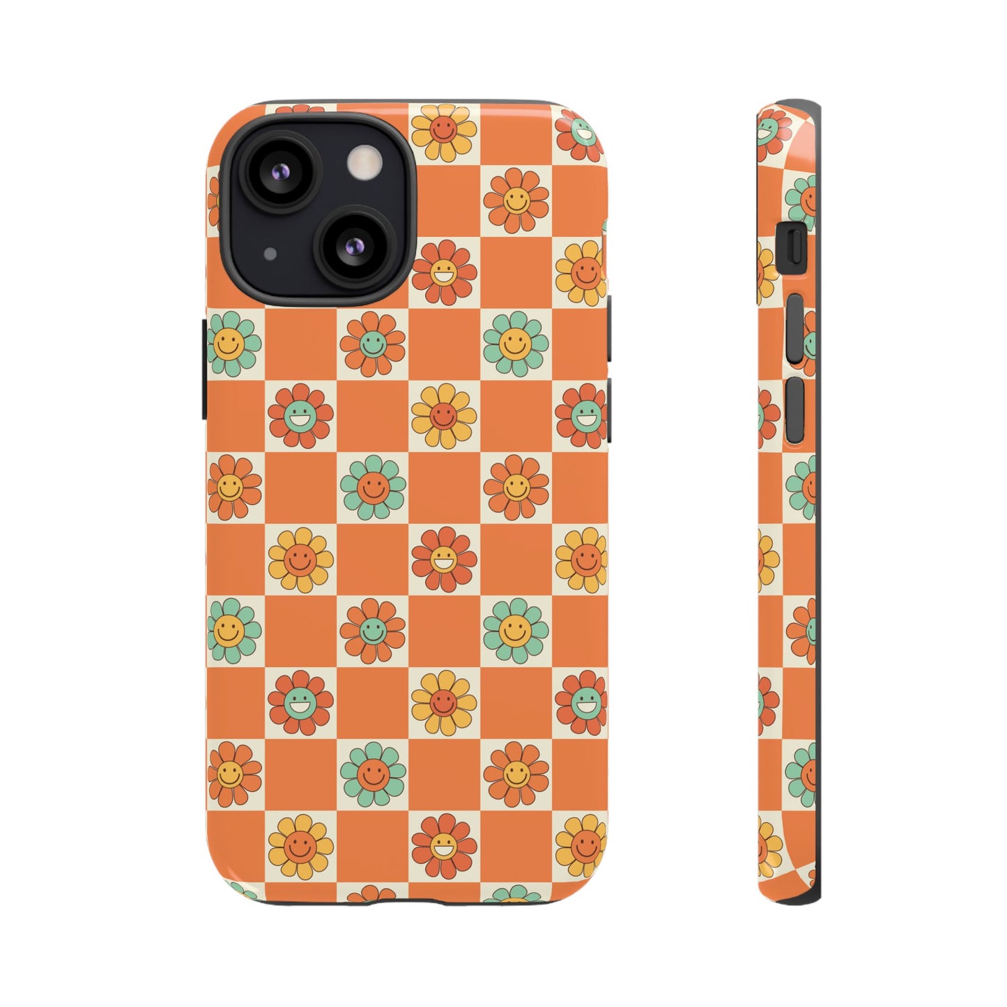 Retro Daisies - iPhone Tough Case