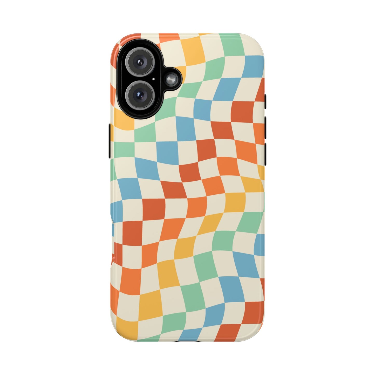 Retro Checkers - iPhone Tough Case