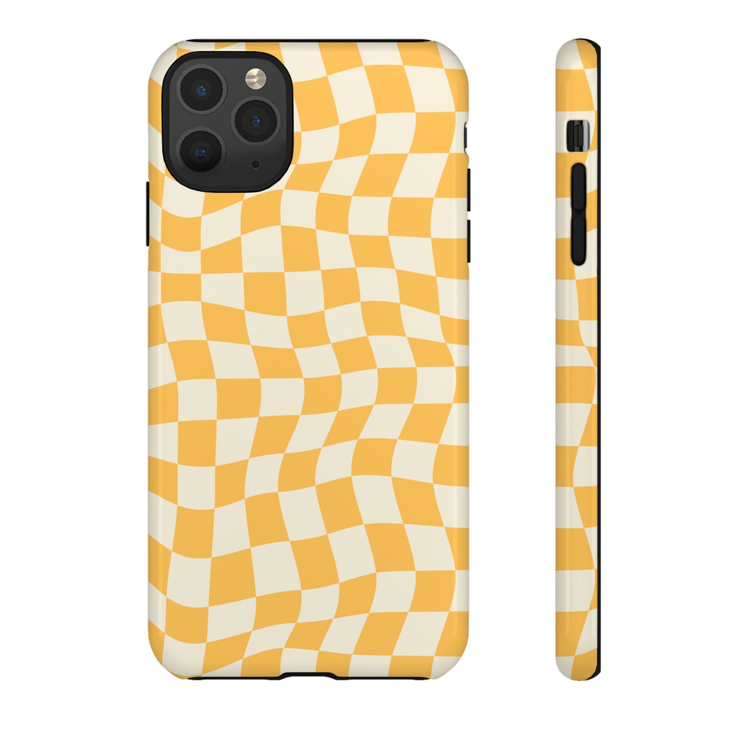 Lime Checkers - iPhone Tough Case