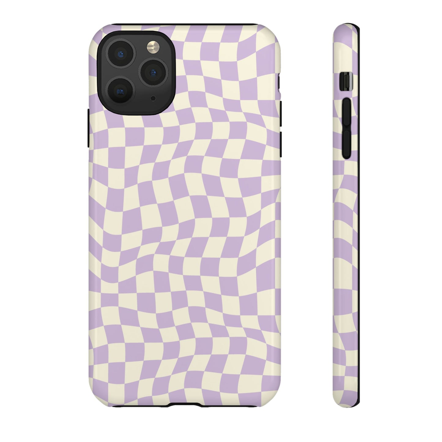 Lavender Checkers - iPhone Tough Case