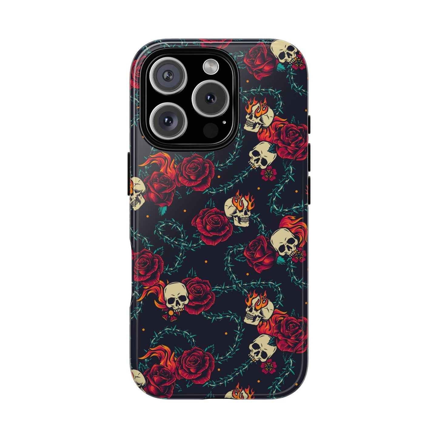 Skulls & Roses - iPhone Tough Case