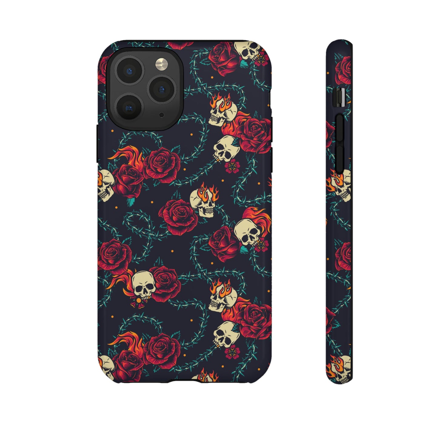Skulls & Roses - iPhone Tough Case