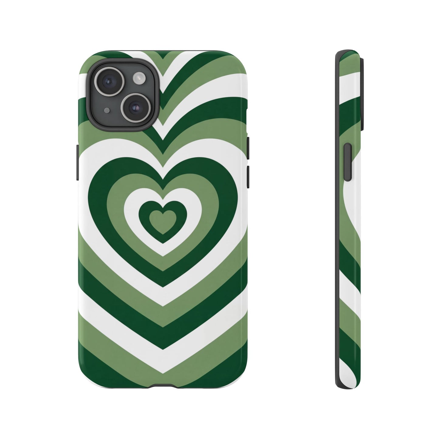 Green Heartwave - iPhone Tough Case