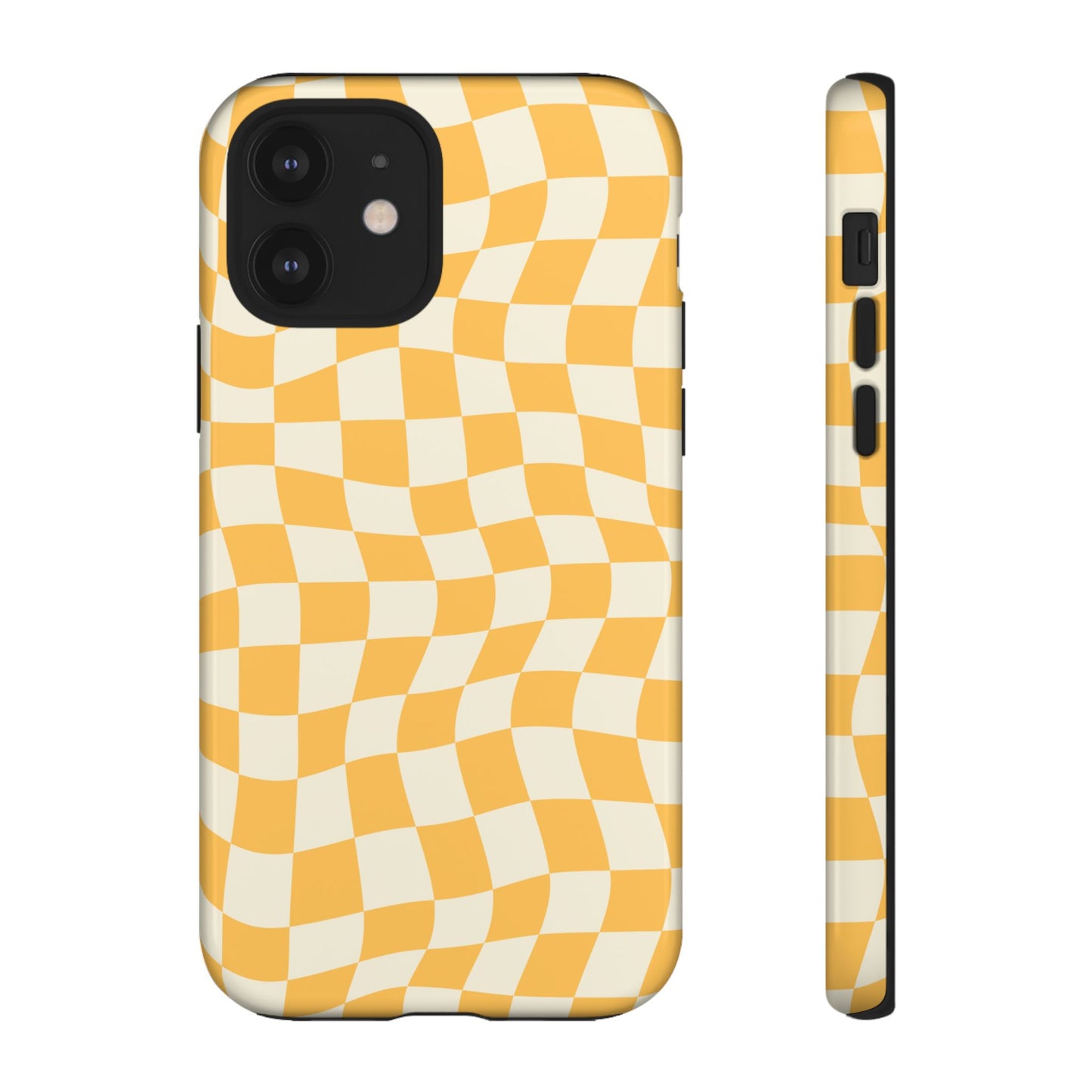 Lime Checkers - iPhone Tough Case
