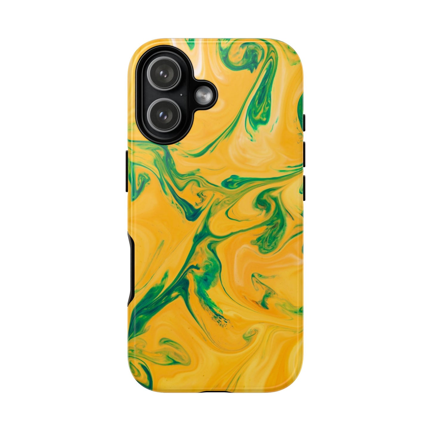 Lime Marble - iPhone Tough Case