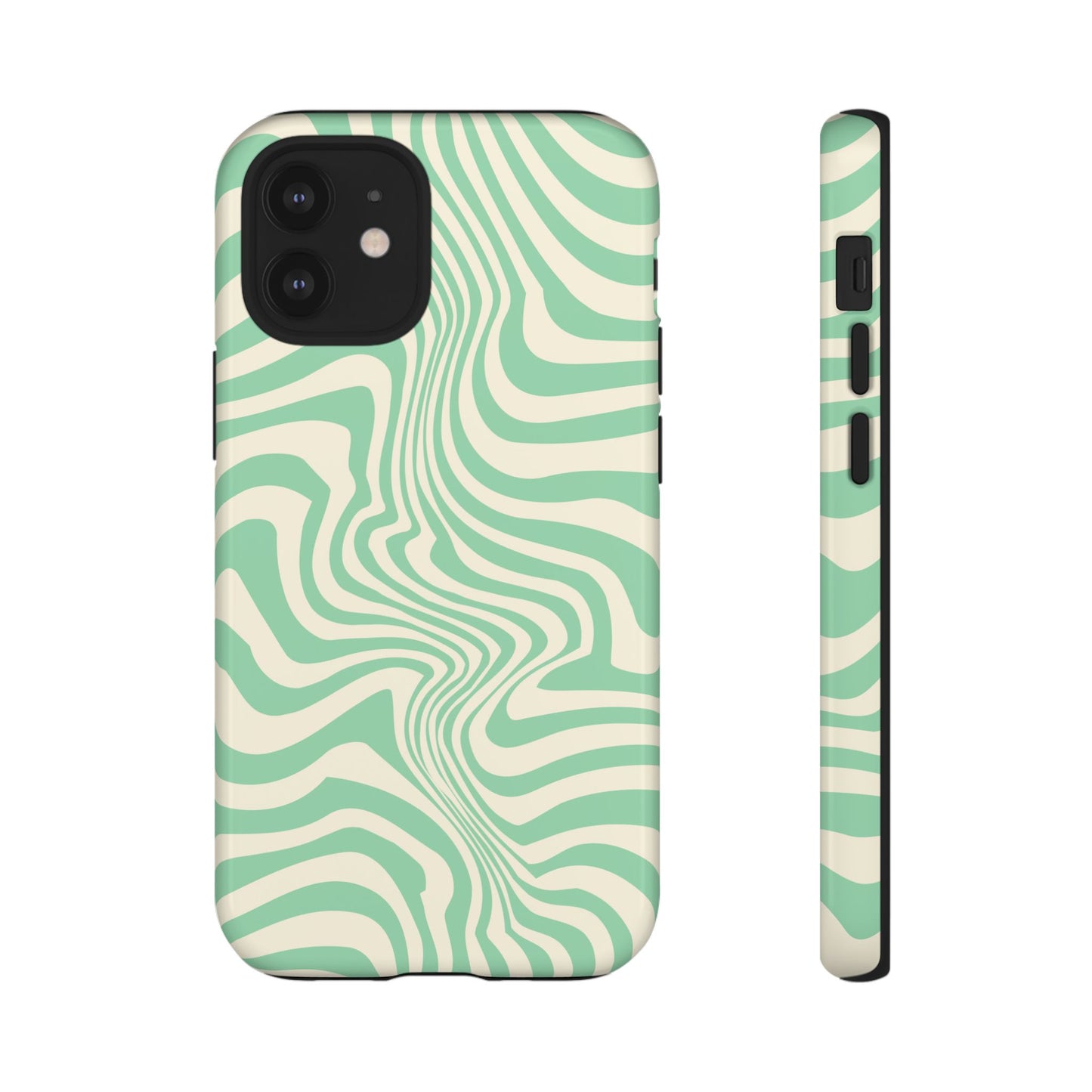 Pistachio Swirls - iPhone Tough Case